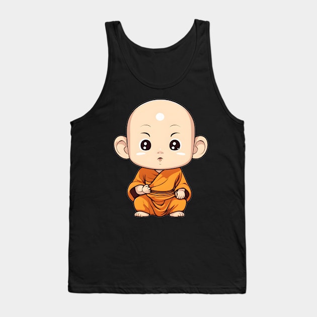 Cute monk Tank Top by Majkel&Majkel